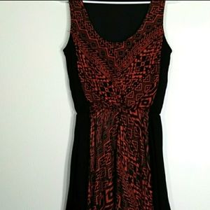 Francesca's Blue Rain Sleeveless Dress. Sz: Med